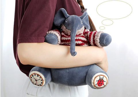 Mini Elephant Stuffed Animal Plush Toy Soft Plushies Doll