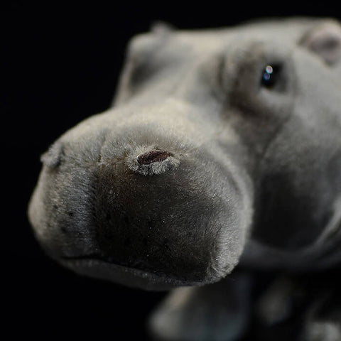 Realistic Hippo Stuffed Animal Plush Toy