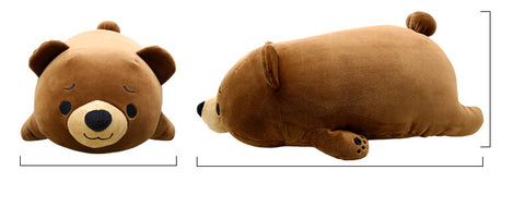 Chubby Bear Stuffed Animal Hugging Pillow