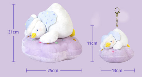 Cute Sleepy Duck Stuffed Animal Plush Toy