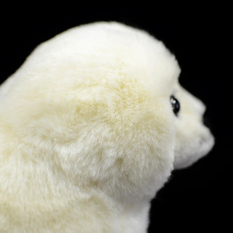 Realistic Harp Seal Stuffed Animal Plush Toy