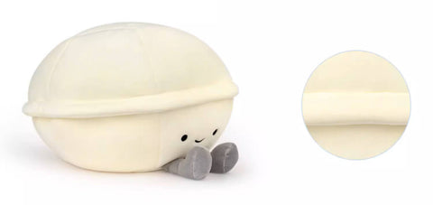 Cartoon Pearl Clam Stuffed Animal Plush Toy with Diamond Plushies