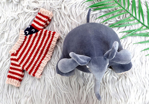 Mini Elephant Stuffed Animal Plush Toy Soft Plushies Doll