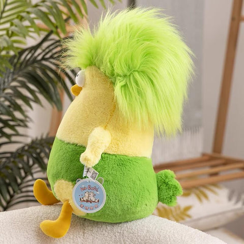 Afro Chick Stuffed Animal Plush Toy, Chicken Plushies