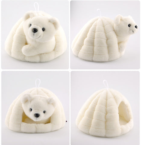 Polar Bear Cub Plush Stuffed Animal Plushies Toy
