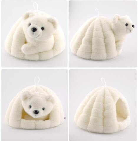 Polar Bear Cub Plush Stuffed Animal Plushies Toy