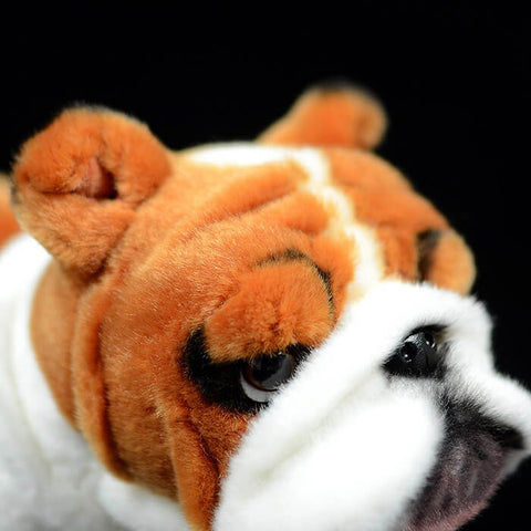 Realistic Bulldog Stuffed Animal Plush Toy
