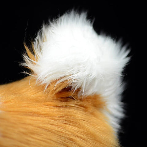 Realistic Pomeranian Dog Stuffed Animal Plush Toy