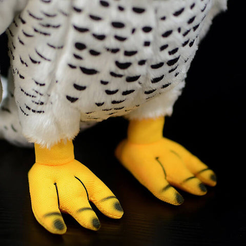 Realistic Gyrfalcon Stuffed Animal Plush Toy