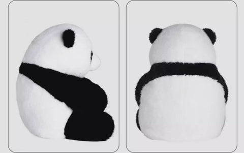 Realistic Stuffed Panda Plush Toy, Lifelike Panda Plushies