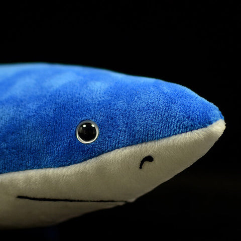Realistic Blue Shark Stuffed Animal Plush Toy