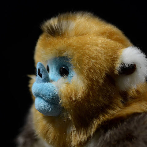 Realistic Golden Monkey Stuffed Animal Plush Toy