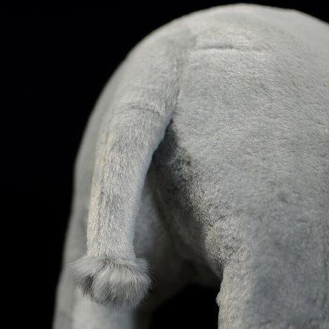Realistic White Rhino Stuffed Animal Plush Toy