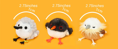 Cute Rare Bird Stuffed Plush Bag Charm