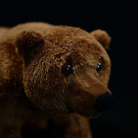 Realistic Brown Bear Stuffed Animal Plush Toy