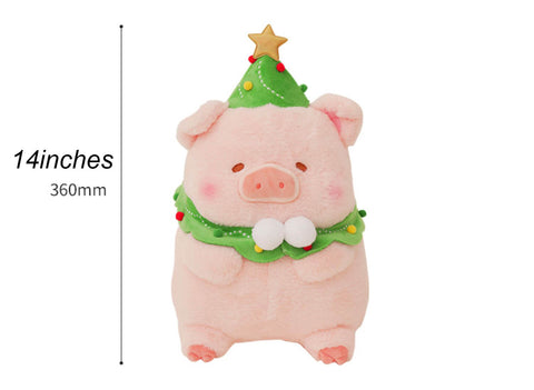 Adorable Christmas Pig Stuffed Animal Plush Toy