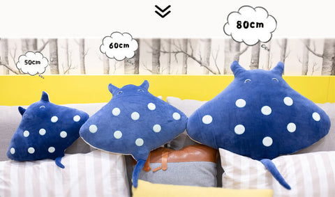 Manta Ray Plush Stuffed Hugging Pillow