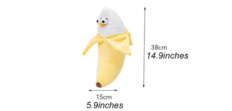 Chubby Banana Seagull Stuffed Plush Toy, Hugging Pillow