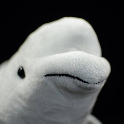Realistic Beluga Whale Stuffed Animal Plush Toy – KEAIart