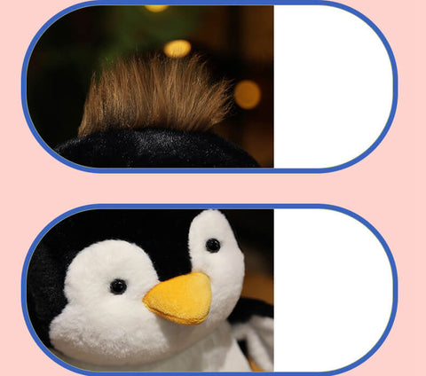 Handsome Penguin Stuffed Animal Plush Toy