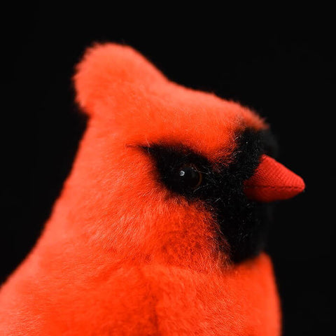 Realistic Northern Cardinal Bird Stuffed Animal Plush Toy