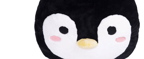 Chubby Penguin Head Stuffed Hugging Pillow