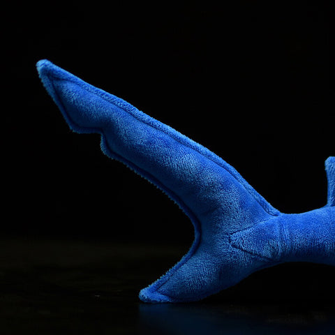 Realistic Blue Shark Stuffed Animal Plush Toy