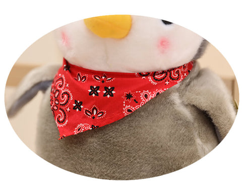 Cute Plush Penguin With Scarf Cloak Stuffed Animal Toys