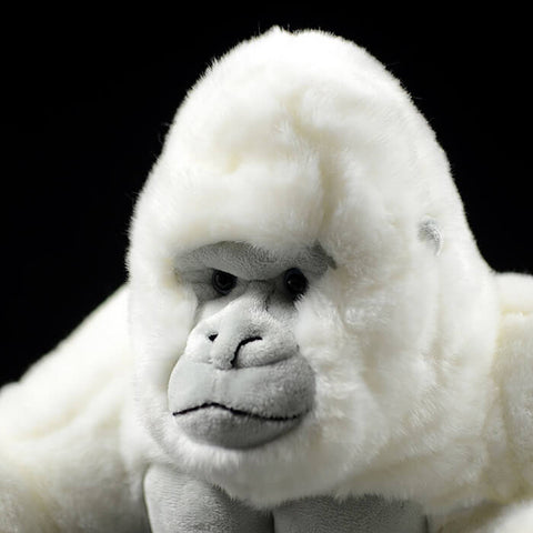 Realistic White Orangutan Stuffed Animal Plush Toy