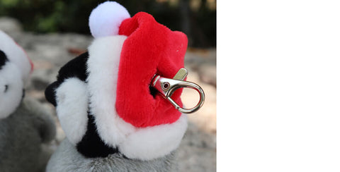 Christmas Emperor Penguin Cub Stuffed Plush Bag Charm