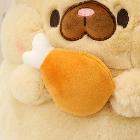 Cartoon Greedy Dog Stuffed Animal Plush Toy, Cute Plushies
