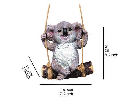 Resin Swing Koala Figurines