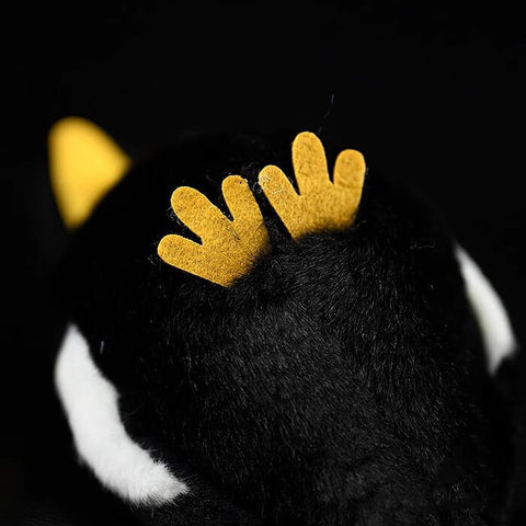 Realistic Crested Myna Bird Stuffed Animal Plush Toy