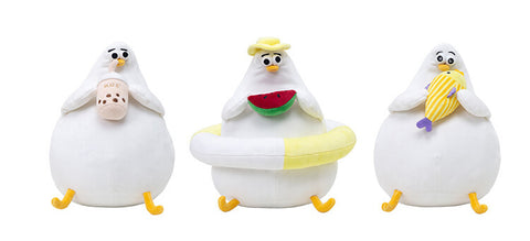 Chubby Holiday Seagull Stuffed Animal Plush Toy
