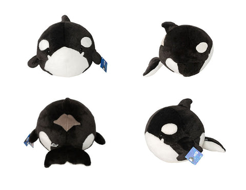 Chubby Orcinus Orca Plush Stuffed Toys Killer Whale Plushie Pillow