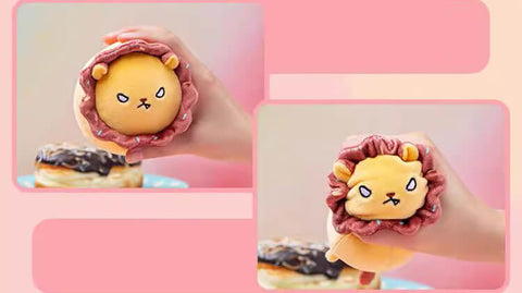 Dessert Animal Stuffed Plush Toy, Decompression Ball, Stress Reliever Toys
