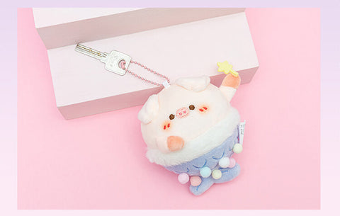 Cute Pig Mermaid Plush Doll Bag Charm