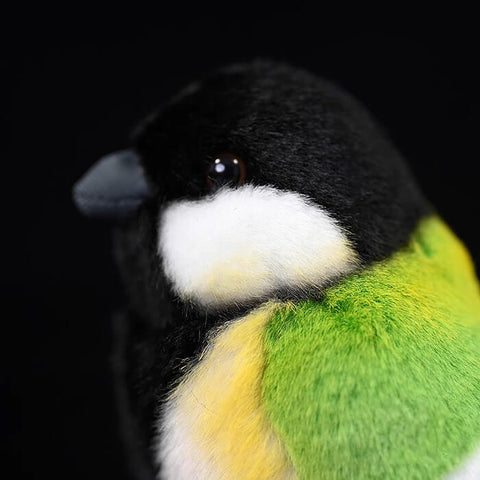 Realistic Great Tit Bird Stuffed Animal Plush Toy