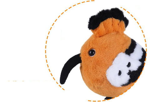Cute Rare Bird Stuffed Animal Bag Charm, Plush Sound Keychain