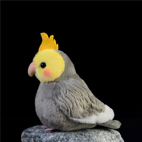 Realistic Chubby Cockatiel Stuffed Animal Plush Toy