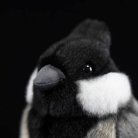 Realistic Rufous-vented Tit Bird Stuffed Animal Plush Toy