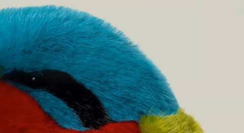 Chubby Fork-tailed Sunbird Stuffed Animal Plush Toy, Fork-tailed Sunbird Plushies