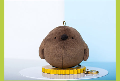 Chubby Plush King Penguin Cub Doll Keychain