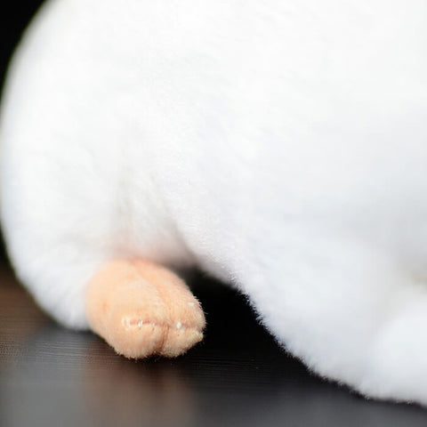 Realistic White Mouse Stuffed Animal Plush Toy