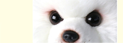 Realistic Pomeranian Dog Stuffed Animal Plush Toy