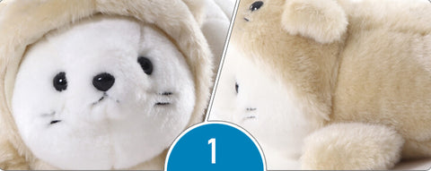 Harp Seal Plush Stuffed Animal Cotton Plushies Toys