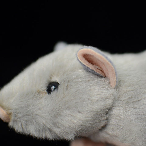 Realistic Little Grey Mouse Stuffed Animal Plush Toy