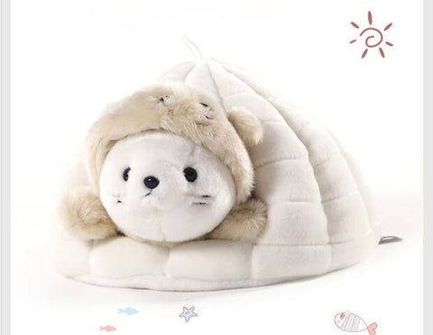 Harp Seal Plush Stuffed Animal Cotton Plushies Toys