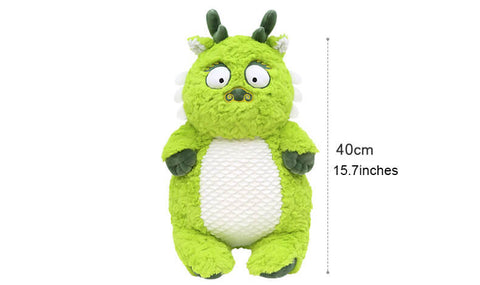 Cartoon Green Dragon Stuffed Animal Plush Toy