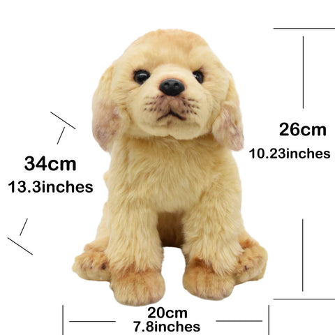 Sitting Labrador Retriever Dog Stuffed Animal Plush Toy, Dog Plushies